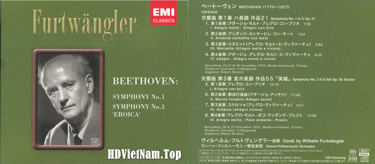 Beethoven. Symphonien (Furtwaengler - EMI 2011) 5CD FLAC.webp