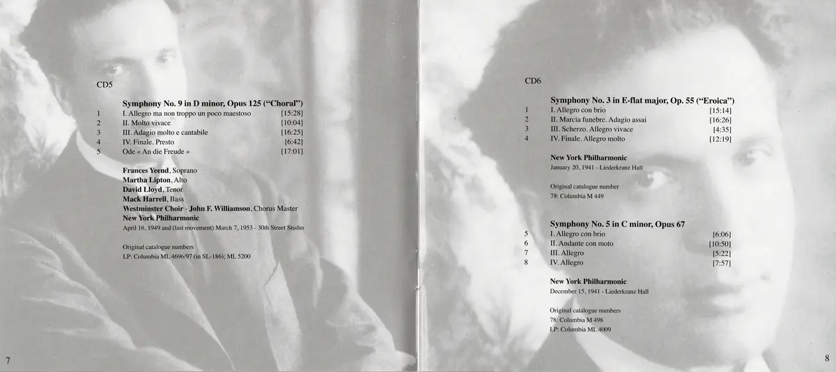 Beethoven - The Complete Symphonies (Bruno Walter) 6CD - FLAC.webp