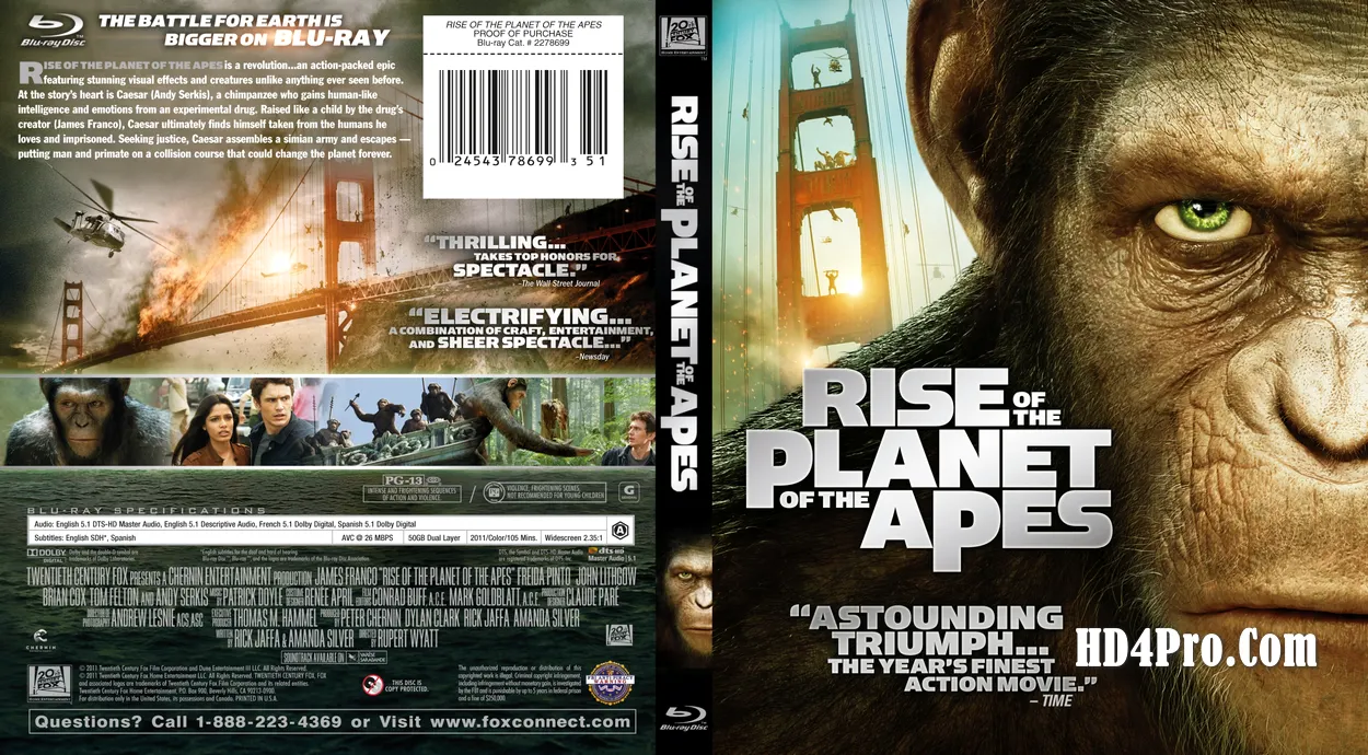 Rise of the Planet of the Apes 2011 1080p x265 DTS.webp